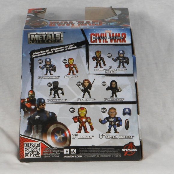 Marvel Captain America: Civil War Metals Die Cast Captain America M45 4 inch - Picture 3 of 3